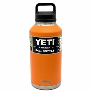 YETI Rambler 64 oz Bottle King Crab Orange Chug Cap Limited Edition Retired